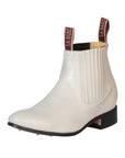 La Barca - Traditional Charro Boot - Leather Bone 208