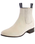 Canelo Charro Boot Suede In Bone