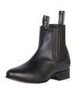 El Canelo - Charro Ankle Boot in Atlas Black