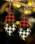 Kensley Print Christmas Dangle Earrings
