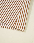 Blair Tied Cuffs Seersucker Blouse