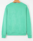 Halloween Ghost Embroidered Sweatshirt