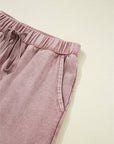 Murphy Leg Patchwork Drawstring Pants