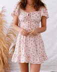 Amari Ruffled Floral Mini Dress