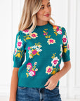 Joelle Sleeve Knitted Top
