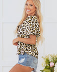 Catherine Bubble Sleeve Peplum Blouse