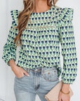 Amalia Long Sleeve Blouse Long Sleeve Top