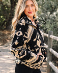 Clara Half Placket Plush Sweatshirt