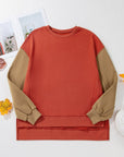 Ella Patchwork Drop Shoulder Pullover