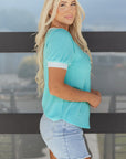 Ivey Colorblock Henley T Shirt