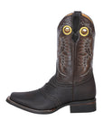 El General Rodeo Boot — Crazy Dark Brown