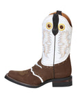 El General Rodeo Boot — Crazy Nubuck Dark Brown