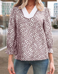 Phoebe Collar Puff Sleeve Top