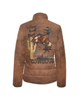 How Bout Them Cowboys Women's Puffy Bomber Jacket