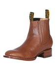 El General Campero Boots — Leather Privo Nogal