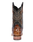 El General Rodeo Boot — Printed Caiman in Light Brown
