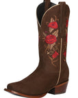 El General Rodeo Boot in Suede Brown