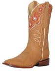 El General Womens Rodeo Boot in Nobuck Peach