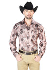 Light Brown Casual Long Sleeve Shirt