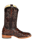 El General Men's Exotic Monster Fish Rodeo Boots in Brown