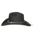 El General Suede Western Hat in Black