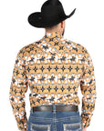 El General Casual Long-Sleeve Shirt in Taupe