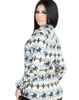 El General Casual Long-Sleeve Shirt in Ivory