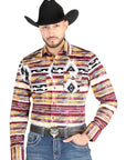 El General Casual Long Sleeve Shirt in Brown