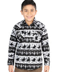 Casual Long-Sleeve Shirt by El General in Black