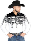 El General Casual Long Sleeve Shirt in Black