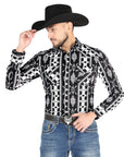 El General Casual Long Sleeve Shirt in Black