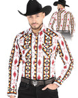 El General Casual Long Sleeve Shirt in White