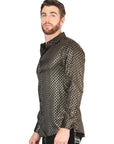 El General Black/Gold Casual Long-Sleeve Shirt