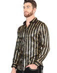 El General Black/Gold Casual Long-Sleeve Shirt