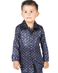 El General Navy/Gold Casual Long-Sleeve Shirt
