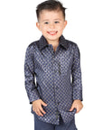 El General Navy Blue Casual Long-Sleeve Shirt