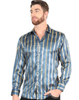 El General Teal Casual Long-Sleeve Shirt