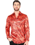 El General Red Casual Long-Sleeve Shirt