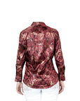 El General Casual Long-Sleeve Shirt in Burgundy