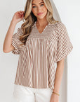 Lina Short Puff Sleeve Blouse