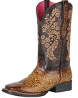 El General Cowboy Rodeo Boot — Printed Orix Ahumado