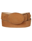 El General Women Denim Belt — Nubuck Peach