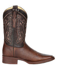 El General Men’s Leather Cowboy Boot - Made in Mexico - Brown 44655