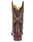 El General Rodeo Boot — Imitation Ostrich in Brown