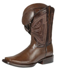 El General Rodeo Boot — Printed Lizard Leather in Brown