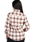 El General Casual Long-Sleeve Shirt in Orange Beige