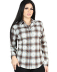 El General Casual Long-Sleeve Shirt in Brown/Sand