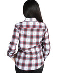 El General Casual Long-Sleeve Shirt in Red/Black
