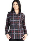 El General Casual Long-Sleeve Shirt in Black/Gray