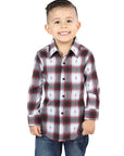 El General Black/Red Casual Long-Sleeve Shirt